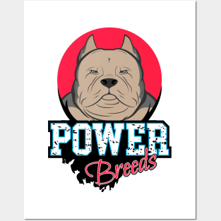 American Bully Fawn Power Breeds Posters and Art